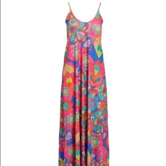Judith March South Palm Oasis Maxi Dress L - Picture 8 of 13